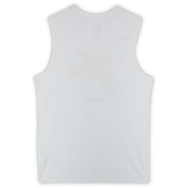 Philadelphia 76ers Fanatics Authentic Team-Issued White Nike Sleeveless Shirt from the 2026 NBA Playoffs
