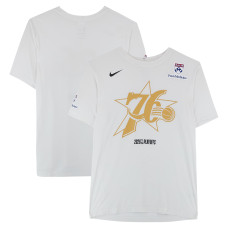 Philadelphia 76ers Fanatics Authentic Team-Issued White Nike T-Shirt from the 2026 NBA Playoffs