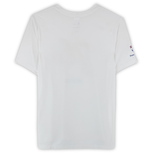 Philadelphia 76ers Fanatics Authentic Team-Issued White Nike T-Shirt from the 2026 NBA Playoffs