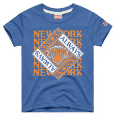 Детская New York Knicks Homage Blue Always Knicks Tri-Blend T-Shirt