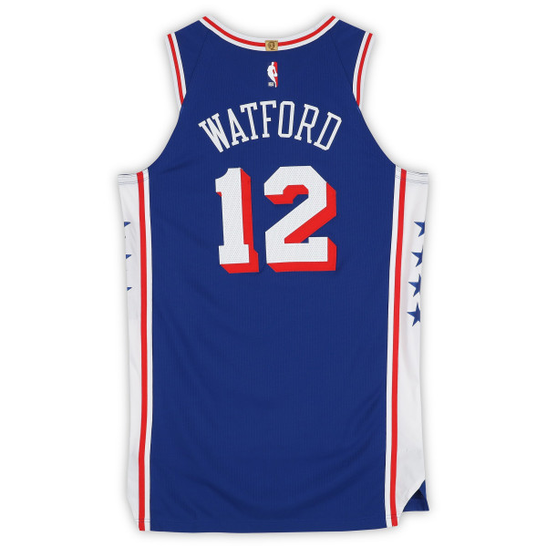 Игровая джерси Trendon Watford Philadelphia 76ers Fanatics Authentic #12 Royal Nike vs. Cleveland Cavaliers on March 9, 2026 - Size 50+6