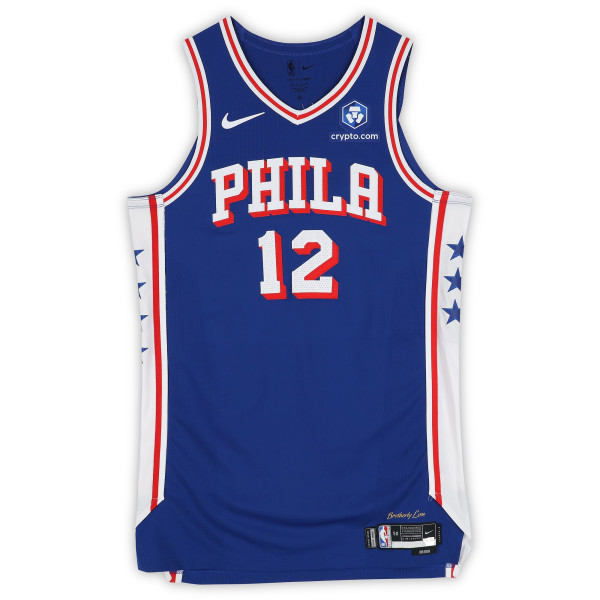 Игровая джерси Trendon Watford Philadelphia 76ers Fanatics Authentic #12 Royal Nike vs. Cleveland Cavaliers on March 9, 2026 - Size 50+6