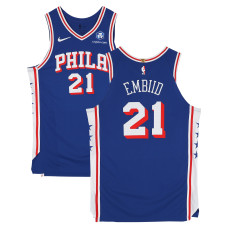 Игровая джерси Joel Embiid Philadelphia 76ers Fanatics Authentic #21 Royal Worn During the Fourth Quarter of the Game vs. Indiana Pacers on January 19, 2026 - Size 52+4