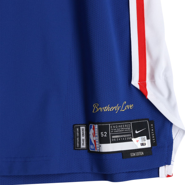 Игровая джерси Joel Embiid Philadelphia 76ers Fanatics Authentic #21 Royal Worn During the Fourth Quarter of the Game vs. Indiana Pacers on January 19, 2026 - Size 52+4