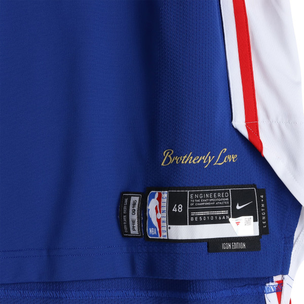 Игровая джерси Dominick Barlow Philadelphia 76ers Fanatics Authentic #25 Royal Nike vs. New York Knicks on May 4, 2026 - Size 48+4