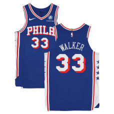 Игровая джерси Jabari Walker Philadelphia 76ers Fanatics Authentic #33 Royal Nike vs. New York Knicks on May 4, 2026 - Size 48+4