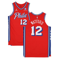 Игровая джерси Trendon Watford Philadelphia 76ers Fanatics Authentic #12 Red Jordan Brand vs. Cleveland Cavaliers on January 16, 2026 - Size 50+6