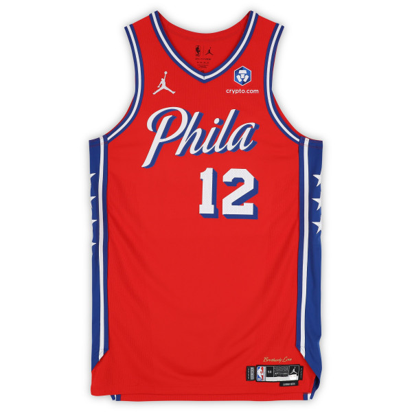 Игровая джерси Trendon Watford Philadelphia 76ers Fanatics Authentic #12 Red Jordan Brand vs. Cleveland Cavaliers on January 16, 2026 - Size 50+6