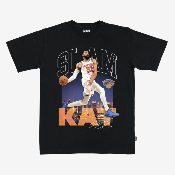 Футболка Unisex New York Knicks Karl-Anthony Towns SLAM Black