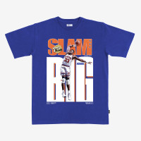 Футболка Unisex New York Knicks Patrick Ewing SLAM Blue Cover