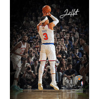 Фото с автографом Josh Hart New York Knicks Fanatics Authentic 2026 NBA Finals Champions 8 x 10 Action Spotlight