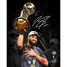 Фото с автографом Karl-Anthony Towns New York Knicks Fanatics Authentic 2026 NBA Finals Champions 8 x 10 Action Spotlight