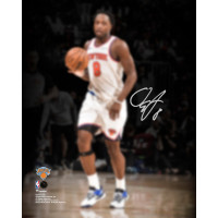 Фото с автографом OG Anunoby New York Knicks Fanatics Authentic 2026 NBA Finals Champions 8 x 10 Action Spotlight