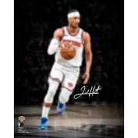 Фото с автографом Josh Hart New York Knicks Fanatics Authentic 2026 NBA Finals Champions 16 x 20 Action Spotlight