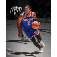Фото с автографом Miles McBride New York Knicks Fanatics Authentic 2026 NBA Finals Champions 16 x 20 Action Spotlight