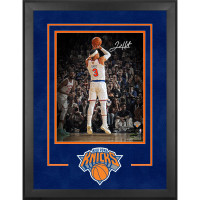 Фото с автографом Josh Hart New York Knicks Fanatics Authentic 2026 NBA Finals Champions Deluxe Framed 16 x 20 Action Spotlight