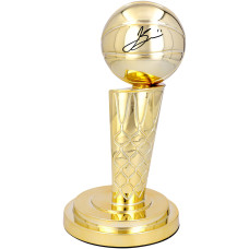 Jalen Brunson New York Knicks Autographed Fanatics Authentic 2026 NBA Finals Champions 12 Larry O'Brien Replica Trophy