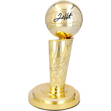 Josh Hart New York Knicks Autographed Fanatics Authentic 2026 NBA Finals Champions 12 Larry O'Brien Replica Trophy