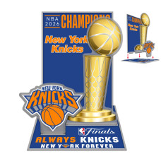 New York Knicks WinCraft 2026 NBA Finals Champions 3D Collector Stand