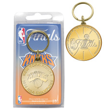 New York Knicks Highland Mint 2026 NBA Finals Champions Bronze Coin Key Chain