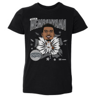Детская San Antonio Spurs Victor Wembanyama 500 Level Black Retro Caricature T-Shirt