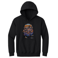 Подростковая New York Knicks 500 Level Black 2026 Playoffs Team Caricature Hoodie