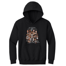 Подростковая San Antonio Spurs 500 Level Black 2026 Playoffs Team Caricature Hoodie