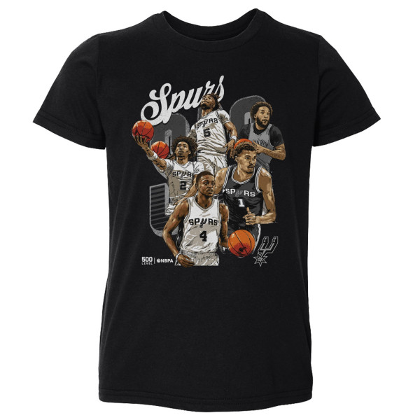 Детская San Antonio Spurs 500 Level Black Starting 5 T-Shirt