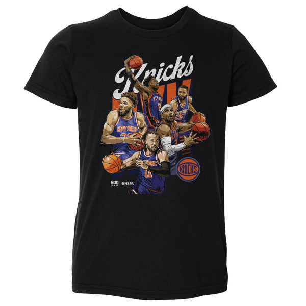 Детская New York Knicks 500 Level Black Starting 5 T-Shirt