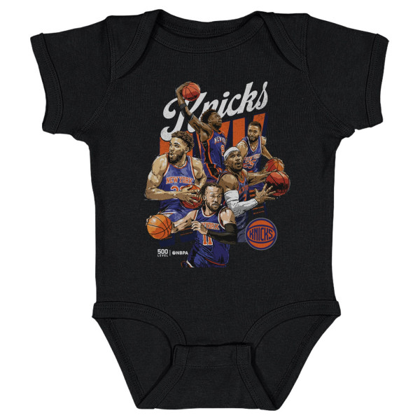 Детская New York Knicks 500 Level Black Starting 5 Bodysuit