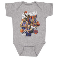 Детская New York Knicks 500 Level Heather Gray Starting 5 Bodysuit