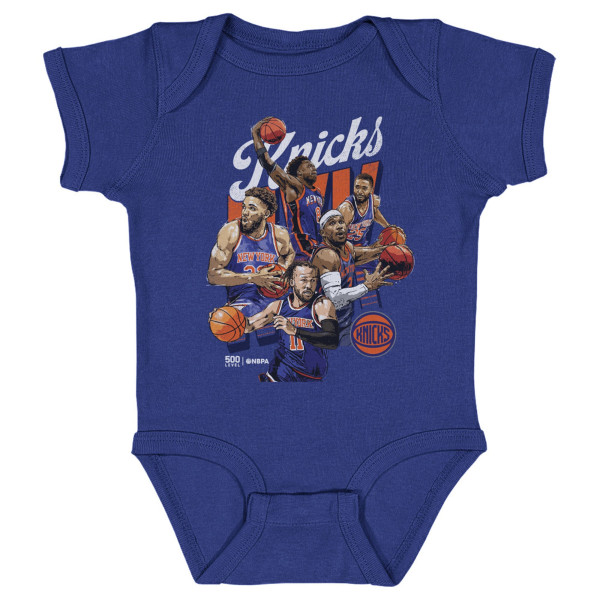 Детская New York Knicks 500 Level Blue Starting 5 Bodysuit