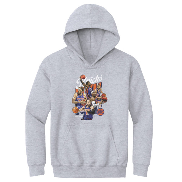 Подростковая New York Knicks 500 Level Gray Starting 5 Hoodie