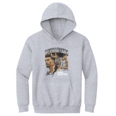 Подростковая San Antonio Spurs Victor Wembanyama 500 Level Gray Signature Hoodie