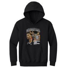 Подростковая San Antonio Spurs Victor Wembanyama 500 Level Black Signature Hoodie