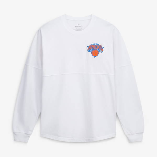 Футболка с длинным рукавом Unisex New York Knicks Fanatics White Spirit Jersey