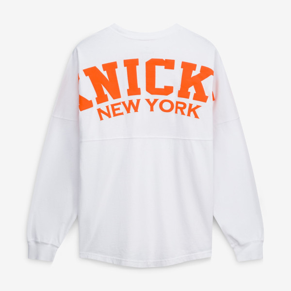 Футболка с длинным рукавом Unisex New York Knicks Fanatics White Spirit Jersey
