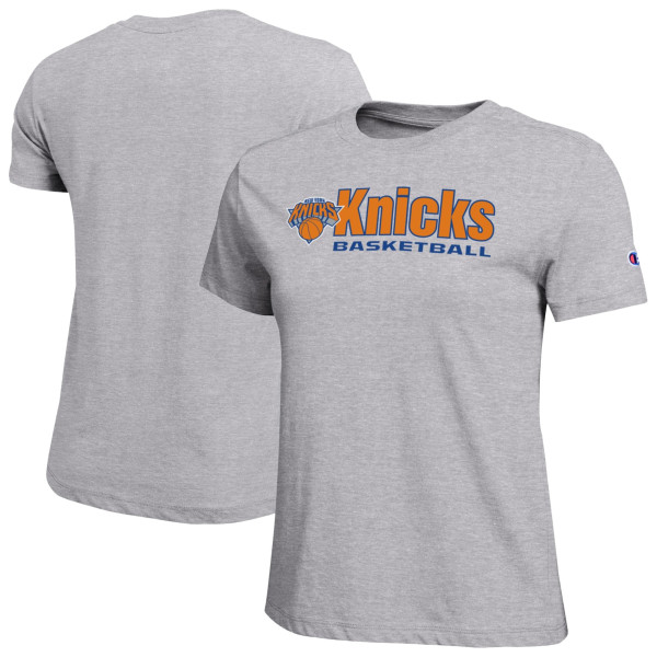 Женская Футболка New York Knicks Champion Gray Basketball