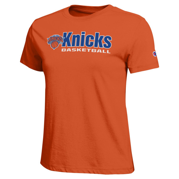 Женская Футболка New York Knicks Champion Orange Basketball