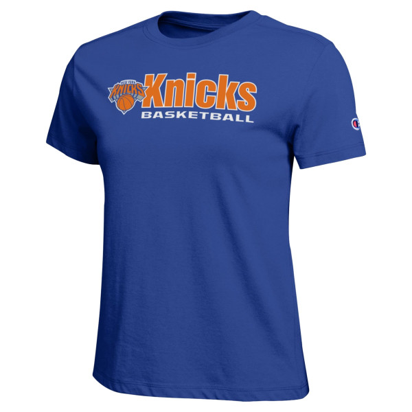 Женская Футболка New York Knicks Champion Blue Basketball
