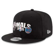 Бейсболка New Era Black San Antonio Spurs vs. New York Knicks 2026 NBA Finals Matchup 9FIFTY
