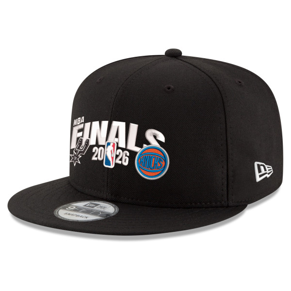 Бейсболка New Era Black San Antonio Spurs vs. New York Knicks 2026 NBA Finals Matchup 9FIFTY