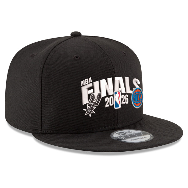 Бейсболка New Era Black San Antonio Spurs vs. New York Knicks 2026 NBA Finals Matchup 9FIFTY
