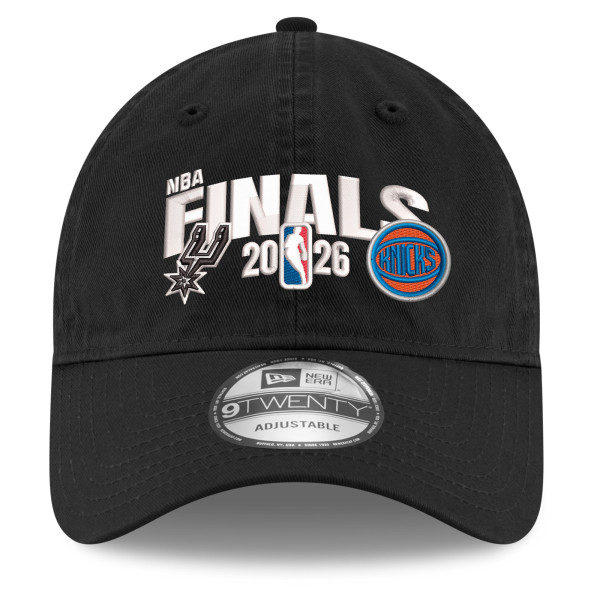 Бейсболка New Era Black San Antonio Spurs vs. New York Knicks 2026 NBA Finals Matchup 9TWENTY