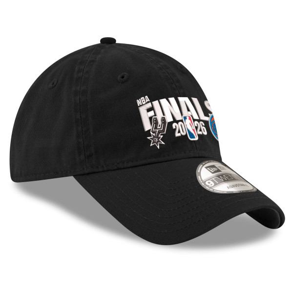 Бейсболка New Era Black San Antonio Spurs vs. New York Knicks 2026 NBA Finals Matchup 9TWENTY