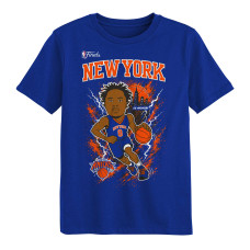 Детская New York Knicks OG Anunoby Outerstuff Blue 2026 NBA Finals T-Shirt