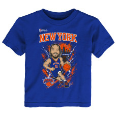 Детская New York Knicks Jalen Brunson Outerstuff Blue 2026 NBA Finals T-Shirt