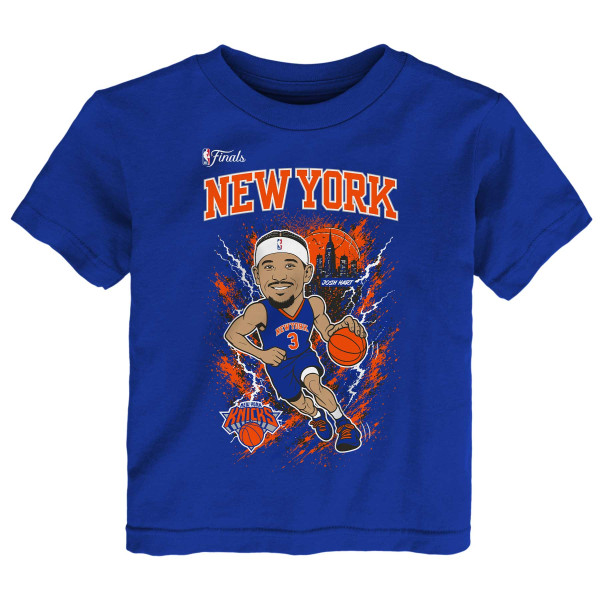 Детская New York Knicks Josh Hart Outerstuff Blue 2026 NBA Finals T-Shirt