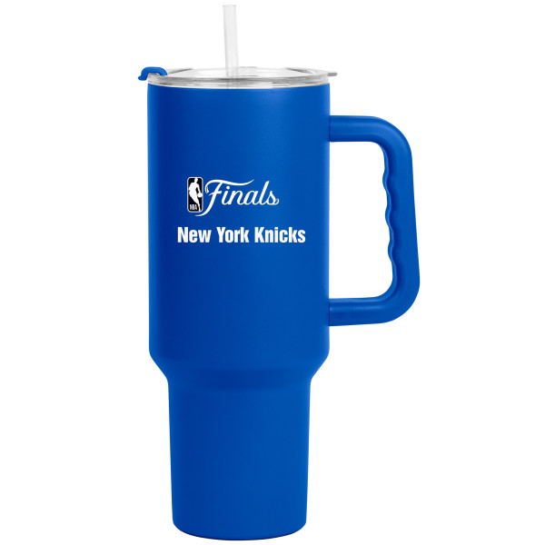 Термос New York Knicks Logo Brands 2026 NBA Finals Champions 40oz. Powder Coat