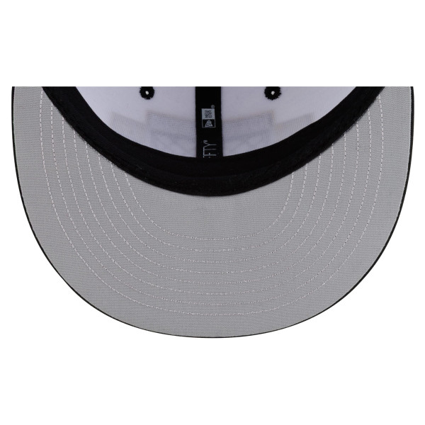 Бейсболка New York Knicks New Era White/Black 2026 NBA Finals Champions Locker Room 9FIFTY